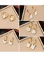Fashion 3#love Titanium Steel Diamond Heart Earrings