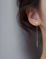 Fashion Gold Metal Heart Ear Wire