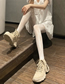 Fashion White Flower Vine Lace Stockings