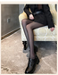Fashion Black Translucent Thick Fleece 320g Nylon One Piece Leggings Stockings