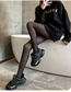 Fashion Black Translucent Stepping On The Foot Thin Fleece 220g Nylon One Piece Leggings Stockings