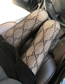 Fashion Black Letter Cutout Lace Stockings
