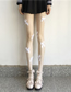 Fashion White Bow Anti Snag Stockings