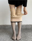 Fashion Xiaowang White Thick Velvet 320g Nylon Plus Fleece Hollow Mesh Fishnet Socks