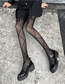Fashion Black Cross Tie Bow Stockings