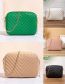 Fashion Green Pu Embroidery Large Capacity Messenger Bag