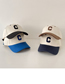 Fashion Navy Blue Cotton Alphabet Embroidered Color Block Kids Baseball Cap