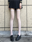 Fashion Black Core-spun Silk Ultra-thin Transparent Over-the-knee Stockings
