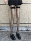 Fashion Black Mesh Lace Over The Knee Stockings