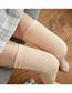 Fashion Skin Color With Feet Spandex Fleece Knee High Stockings