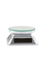 Fashion 20cm Diameter White Turntable Abs Automatic Rotating Table Display Stand (live)