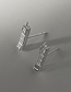 Fashion Silver Gold Plated Copper Phone Stud Earrings