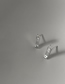 Fashion Silver Gold Plated Copper Phone Stud Earrings