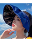 Fashion Beige Cotton Polyester Sunshade Big Brim Empty Sun Hat