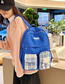 Fashion Light Blue Nylon Cartoon Rabbit Large Capacity Backpack