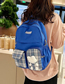 Fashion Light Blue Nylon Cartoon Rabbit Large Capacity Backpack