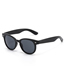 Fashion Matte Black And Green Oval Frame Rice Stud Color Block Sunglasses