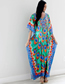 Fashion Color Polyester Printed Beach Dress