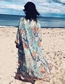 Fashion Color Polyester Printed Beach Dress