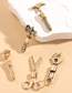 Fashion Wrench Alloy Geometric Wrench Stud Earrings
