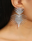Fashion Silver Alloy Geometric Irregular Stud Earrings