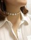Fashion White Shaped Oval Bead Necklace