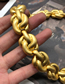 Fashion Gold Alloy Twist Rope Necklace