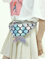 Fashion Colorful Sequined Fishtail Crossbody Bag