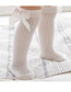 Fashion Light Blue Loose Mouth Baby Stockings With Big Bow