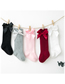 Fashion White Ribbon Drawstring Baby Socks