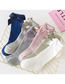 Fashion Off White Baby Bow Socks