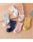 Fashion Beige Cotton Printed Knit Baby Socks