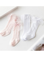Fashion Pink Bow Knit Children's Socks