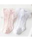Fashion Pink Bow Knit Children's Socks