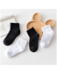Fashion White Flat Mesh Cotton Knit Baby Socks