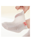 Fashion Pink Bunny Cotton Mesh Cutout Baby Socks