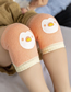 Fashion Sapphire Monkey Cartoon Two-color Dispensing Terry Baby Crawling Knee Pads