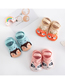 Fashion Khaki Fawn Cotton Cartoon Dispensing Non-slip Baby Strap Floor Socks