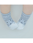 Fashion Gray Kitten Cartoon Baby Non-slip Three-dimensional Socks
