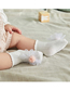 Fashion Khaki Pure Cotton Lace Flower Socks Dispensing Non-slip Children's Floor Socks