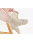 Fashion Light Pink Watermelon Cartoon Children's Socks With Cotton Wood Ears