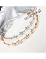 Fashion B142-1 Silver Alloy Pentagram Thin Headband