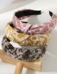 Fashion Pink Yellow Brown Fabric Floral Knotted Wide Brim Headband