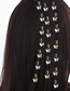 Fashion As Shown In The Picture A Set Of 20 Silver Alloy Butterfly Hair Button