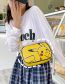 Fashion Yellow Pu Cartoon Messenger Bag