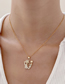 Fashion Thick White K 8981 Alloy Diamond Mother's Day Necklace