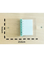 Fashion A7 Mint Green (including 45 Grid Pages) Transparent 6-hole Loose-leaf Soft Cover Notebook