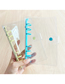 Fashion 【a6】transparent Shell-blue Clip Transparent Pvc Loose-leaf 6-hole Loose-leaf Book