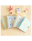 Fashion 【a5】transparent Case-rose Gold Clip Pvc Transparent Loose-leaf Notebook