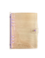 Fashion 【a5】transparent Case-rose Gold Clip Pvc Transparent Loose-leaf Notebook